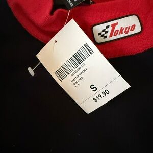 Forever 21 Red and Black Turtleneck Sweater